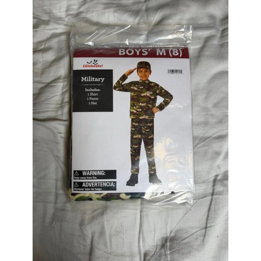 Costume Military size 8 (8) camo